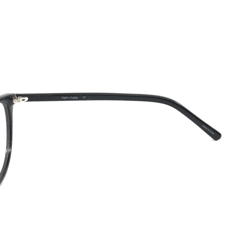 Eight to Eighty Eyeglasses Frames ADDISON BLACK Cat Eye Full Rim 53-17-140